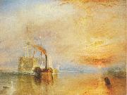 Joseph Mallord William Turner The Fighting Temeraire tugged to her last Berth to be broken up oil painting picture wholesale